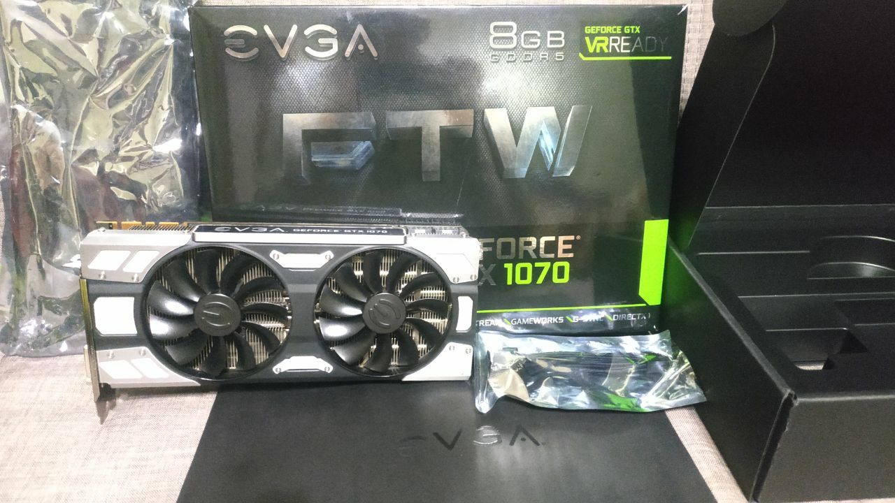 EVGA ftw Gtx 1070 8gb Nvidia відеокарта