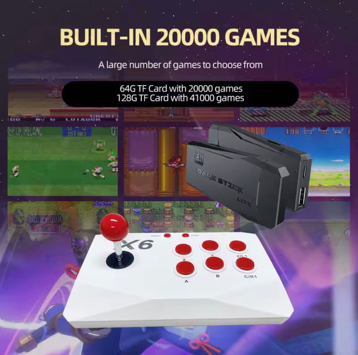 Consola arcade videojogos 4k retros