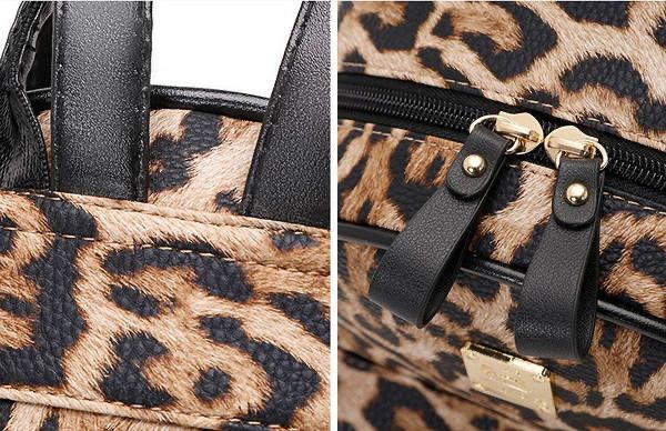Детский прогулочный рюкзак леопард тигровый рюкзачок для девочек 2024