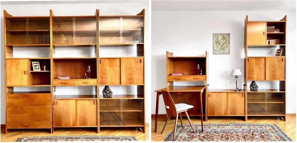 Винтажная модульная система хранения mid century