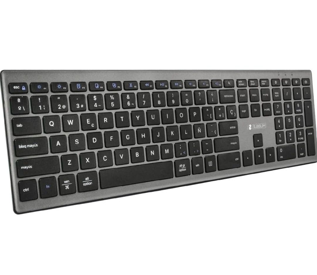 SUBBLIM Pure Wireless Bluetooth Extended Keyboard