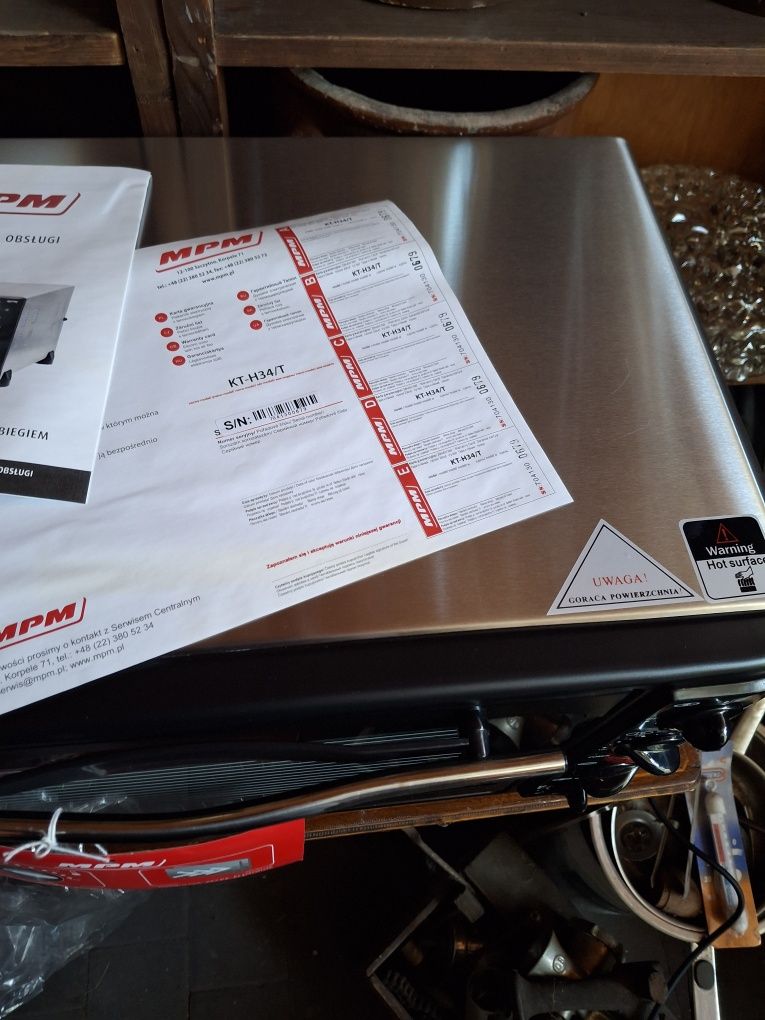 Nowy Piekarnik z termoobiegiem MPM KT-H34/T