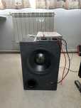 Subwoofer Lanzar max 1000W + wzmaciacz Titan ta-x104