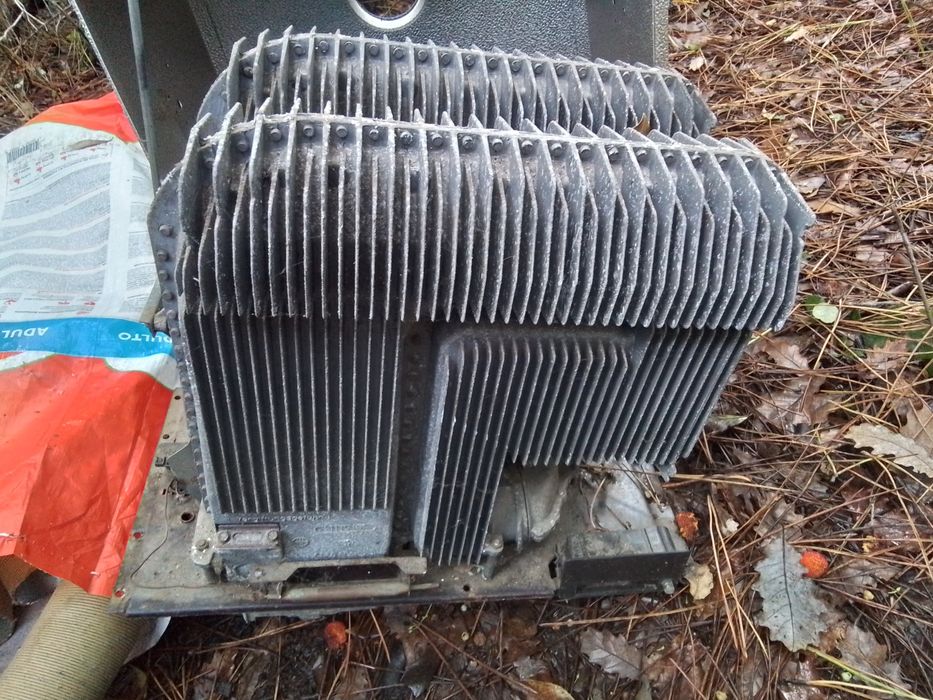 Aquecedor a gás para uma caravana.