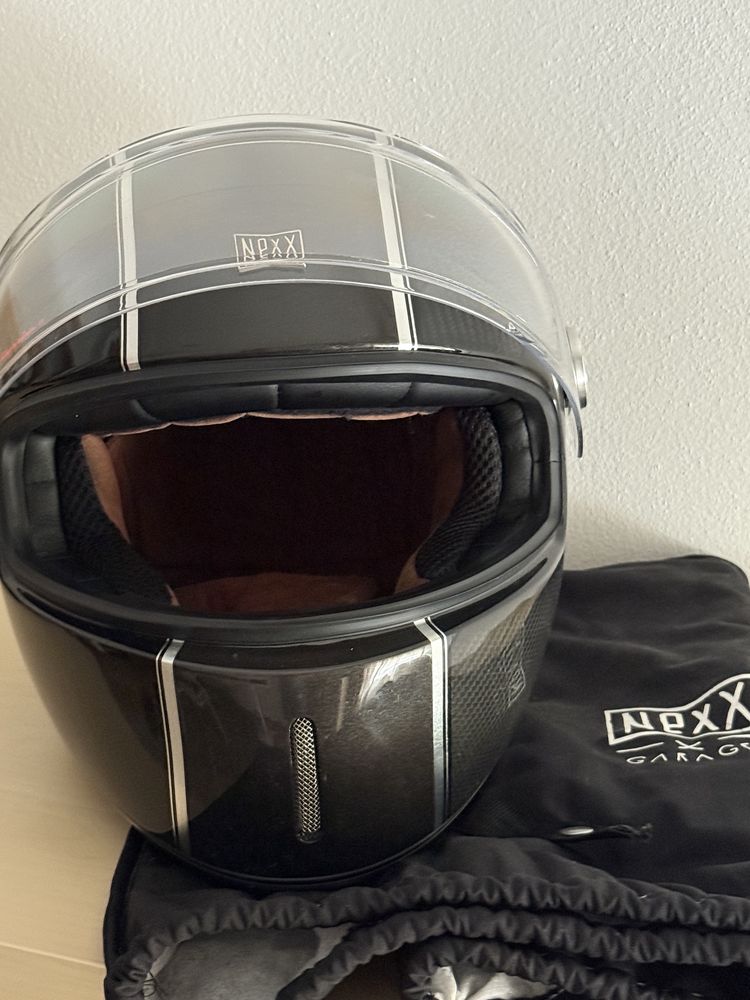 Capacete integral NEX carbono tam “M”