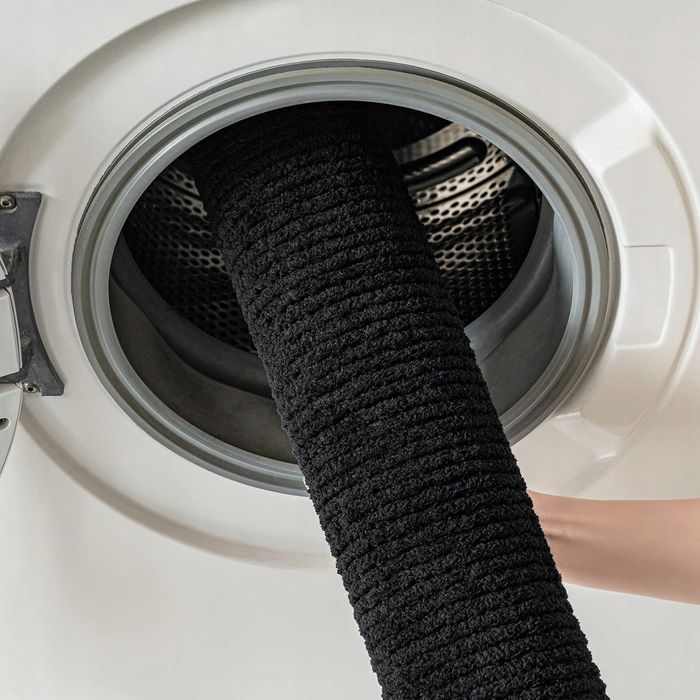 Wycieraczka Pod Drzwi Do Wnętrz Antypoślizgowa Miękka Czarny 60X90 Cm