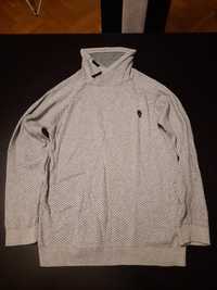 Szary sweterek bluza zara 164cm półgolf