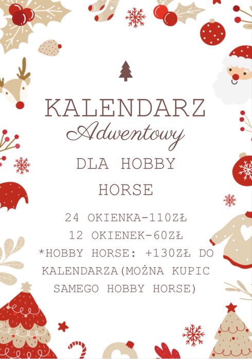 Kalendarz adwentowy hobby horse