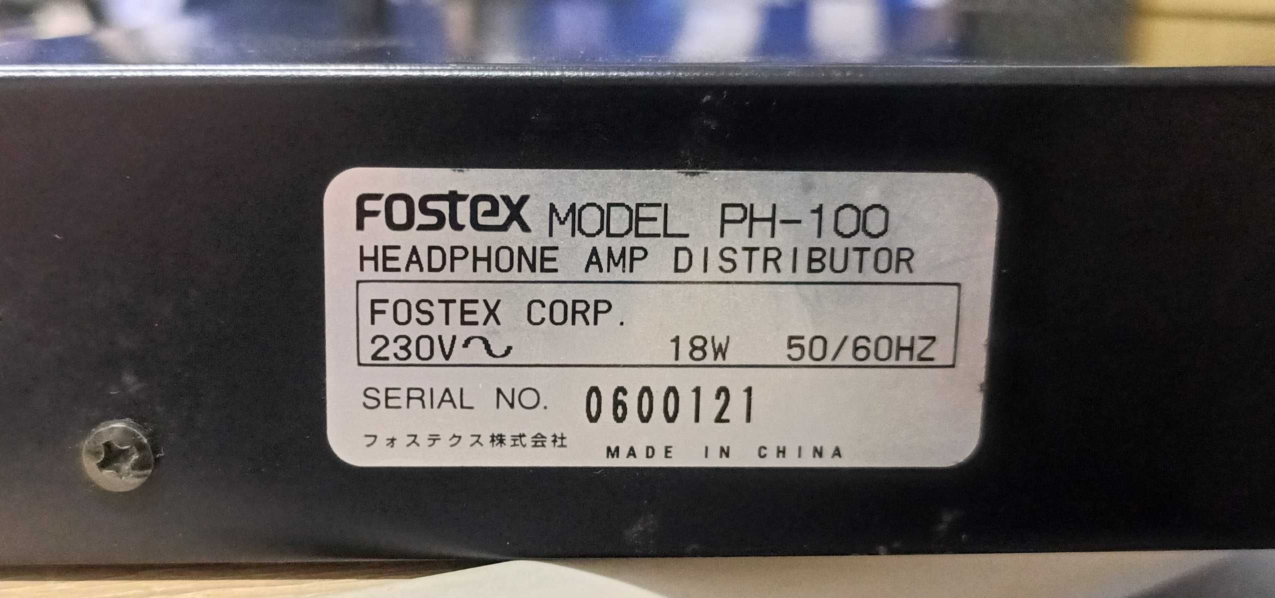 Fostex PH 100. Wzmacniacz słuchawkowy.