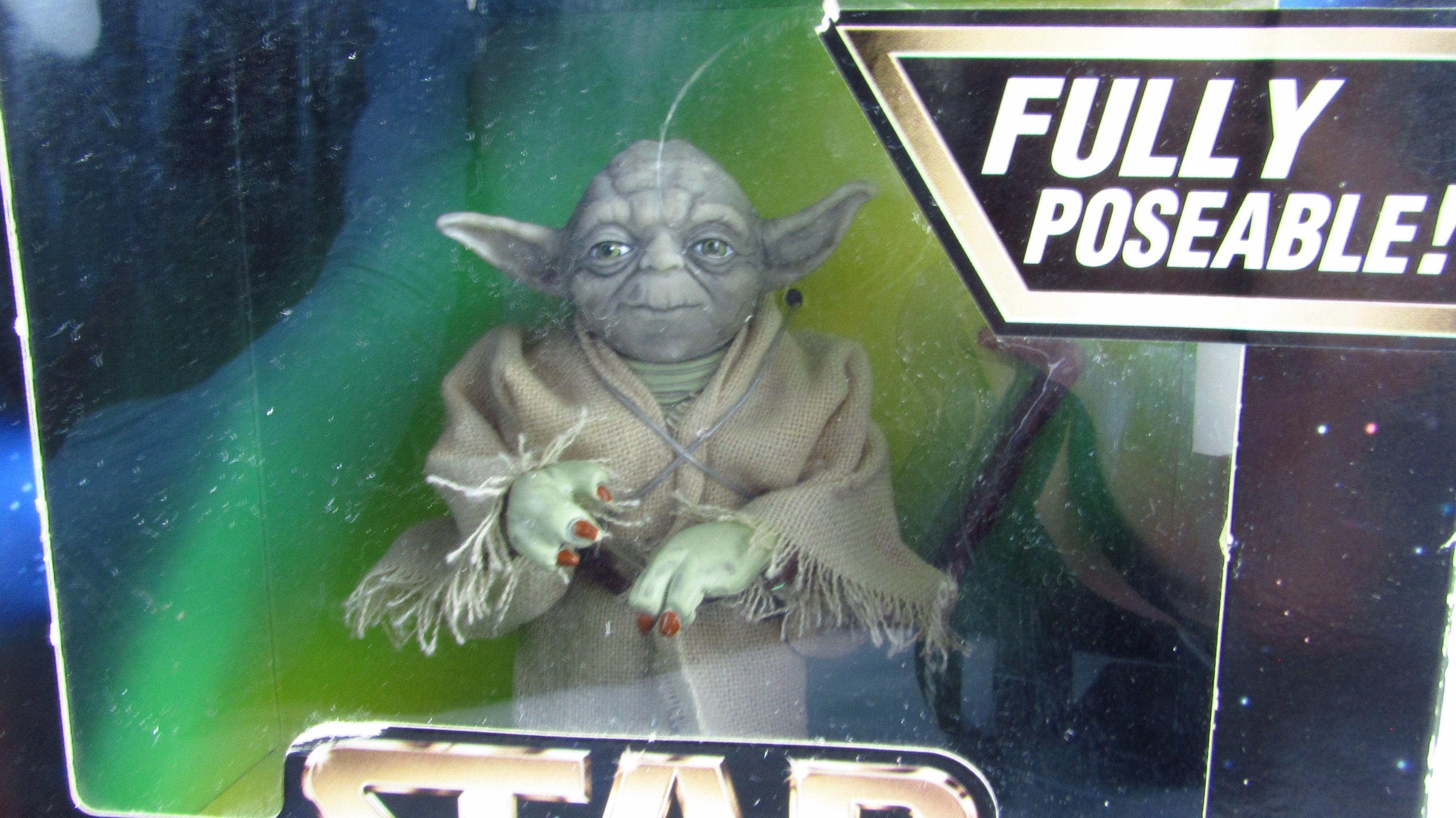 KENNER - Hasbro - Star Wars - Fully Poseable Yoda Figurka 1997 r.