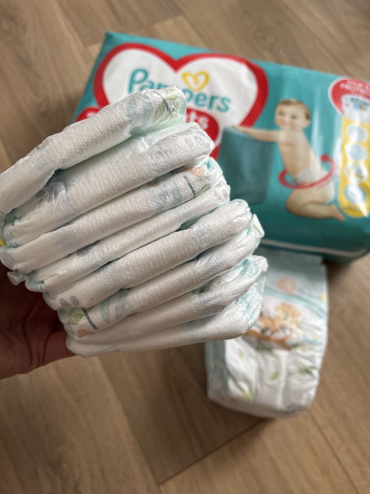 Pantsy Pampers rozmiar 3  70szt + 6szt pampersy