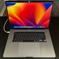 MacBook Pro 16" 2019 64 GB RAM, Intel i9 CPU, 512 GB SSD