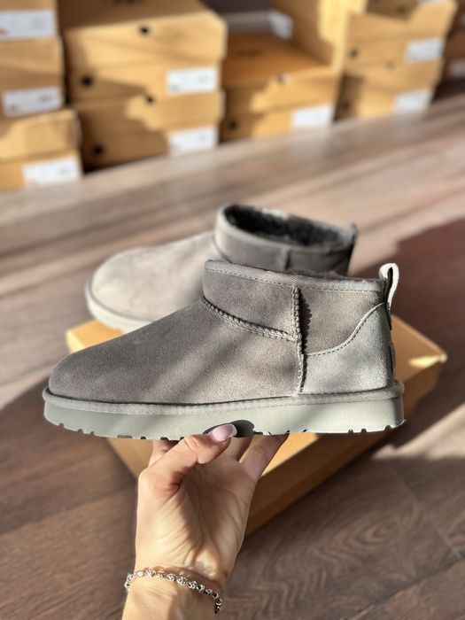 Уггі класичні Ugg Ultra Mini сірі