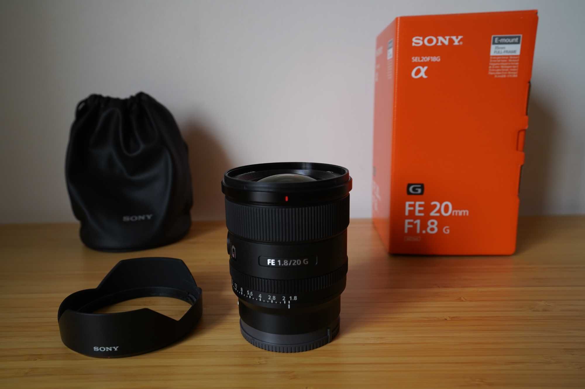 Sony 20mm F1.8 - FE 20 mm F1.8 G (Com Filtro UV incluido)