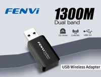 USB-адаптер Wi-Fi Fenvi 1300Mbps для ноутбуков ПК Dual Band 2.4G 5G