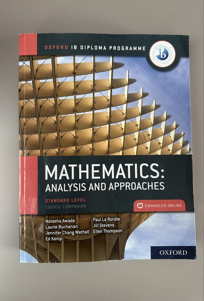 Mathematics Analysis and Approaches SL Oxford IB Course Companion