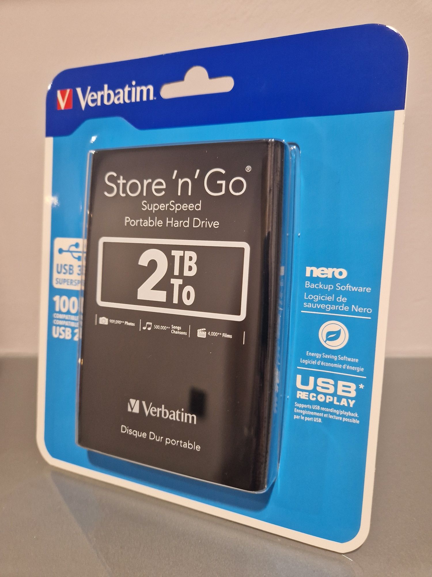 Dysk zewnętrzny HDD Verbatim Store'n'Go 2TB