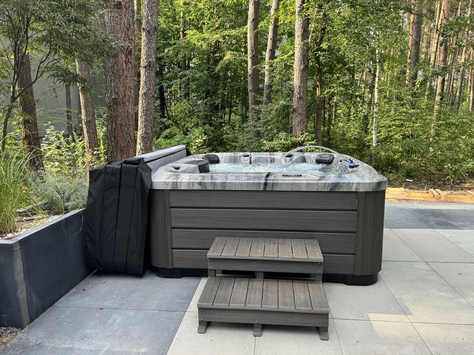 Nowy dom 300m, kominek,jacuzzi, sauna, klimatyzacja, grill, palenisko,