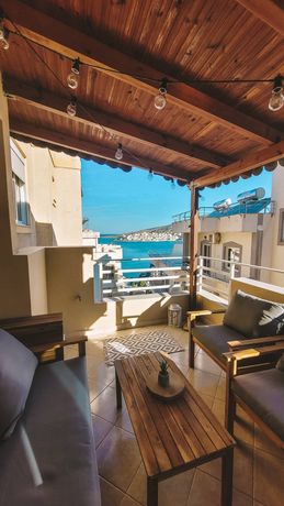 Good Vibes Apartament Saranda Albania z widokiem na morze