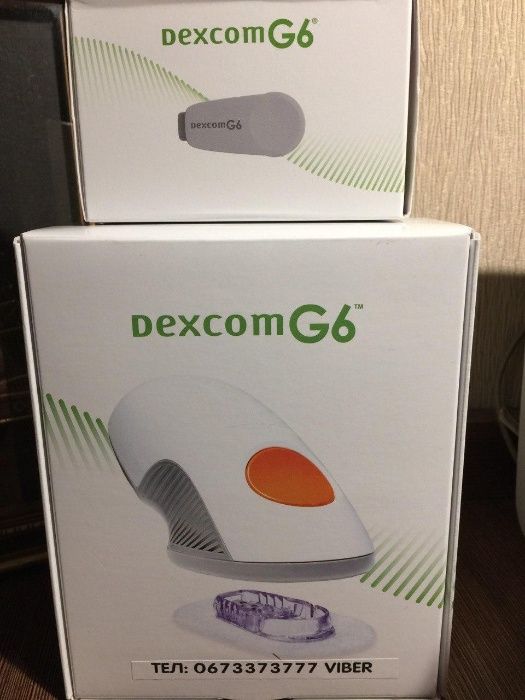 В наявності сенсори Dexcom G6. Придатність 2025 рік. Датчики Декском