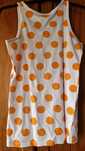 T-shirt Zara Kids, branca às bolas laranja - 13-14 anos