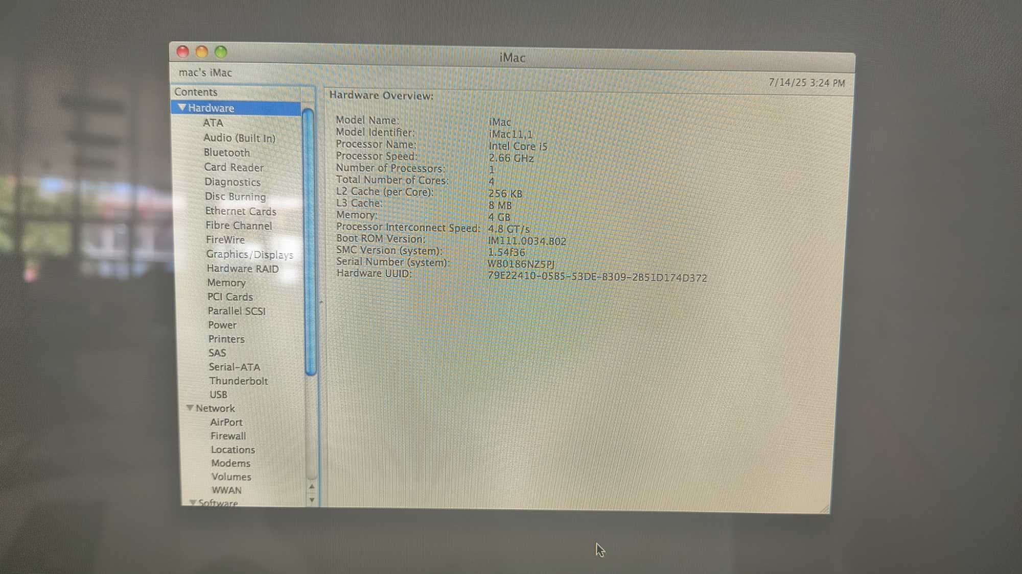 iMac (11.1, 27-inch, Late 2009)