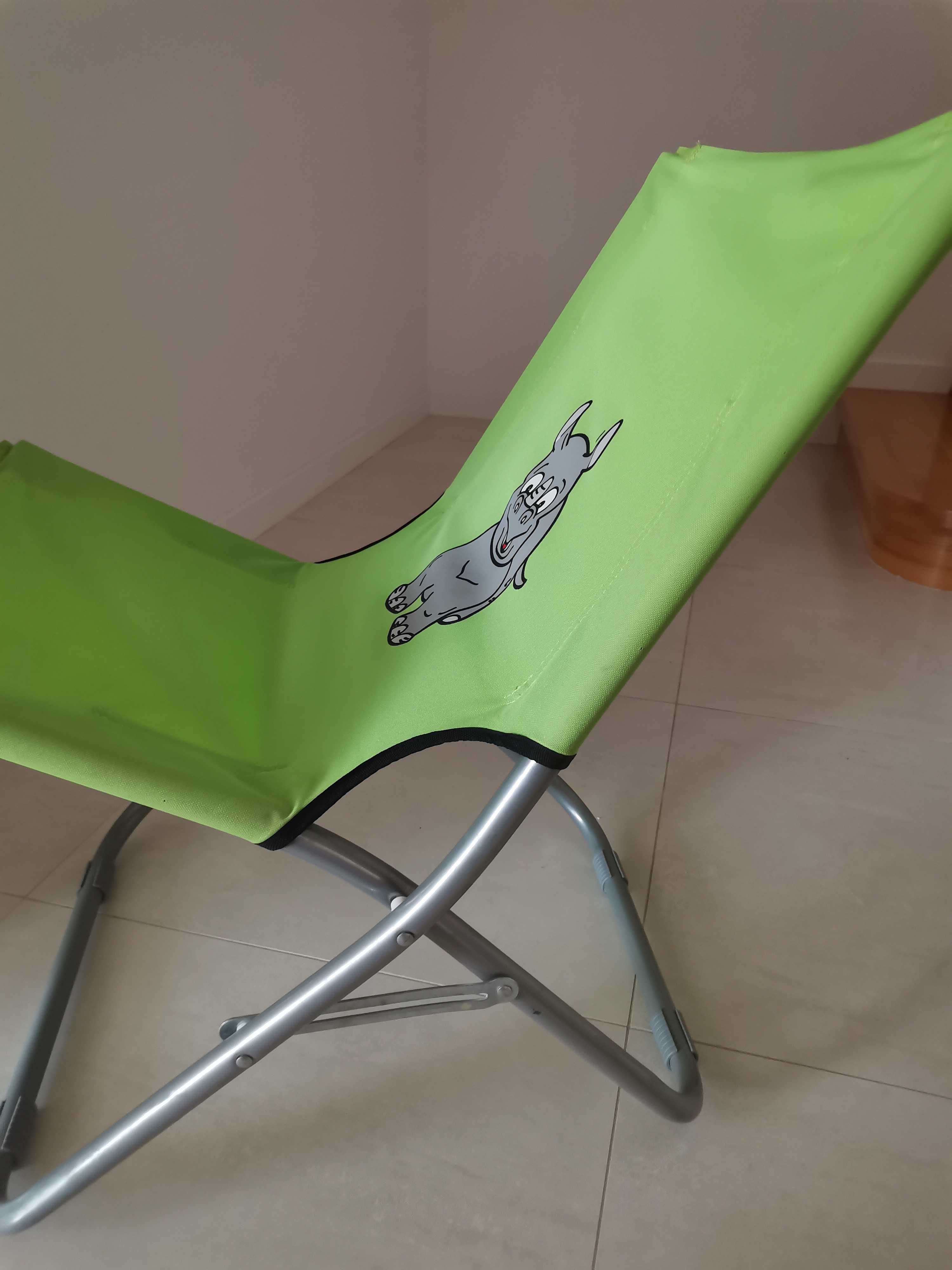 Krzesło turystyczne dziecięce składane. Nowe.