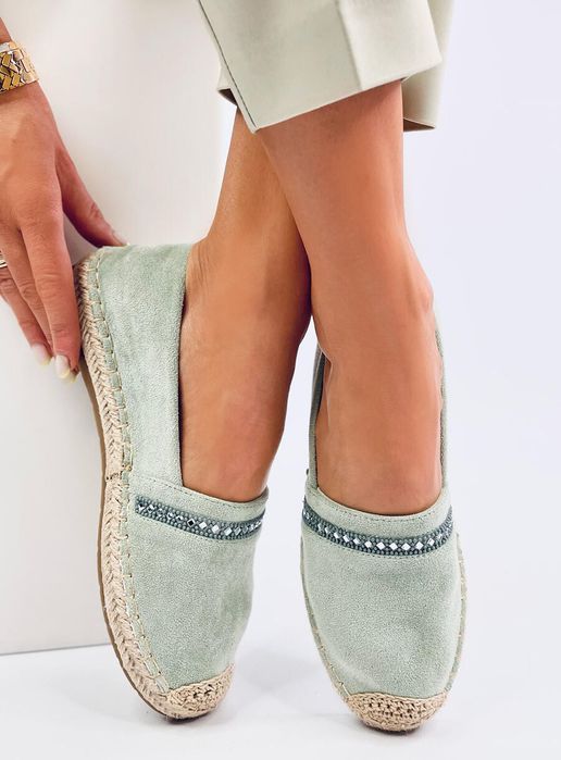 Espadryle Damskie Etance Green