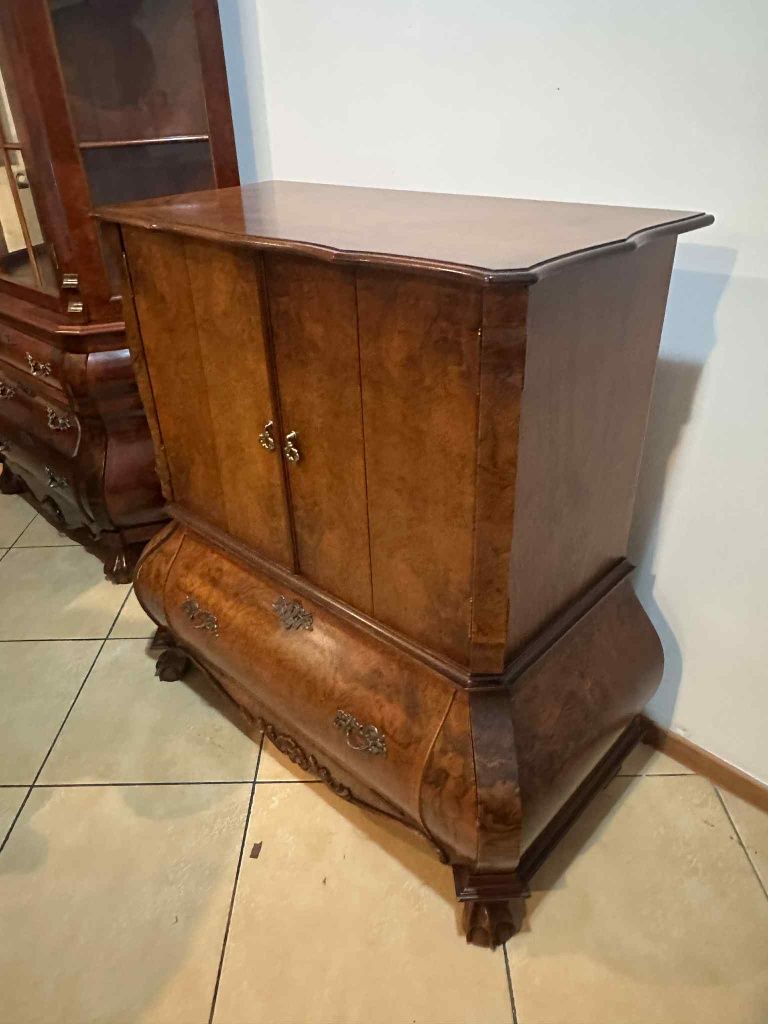 Komoda barek szafka drewniana vintage retro stylowy klasyczny mebel .