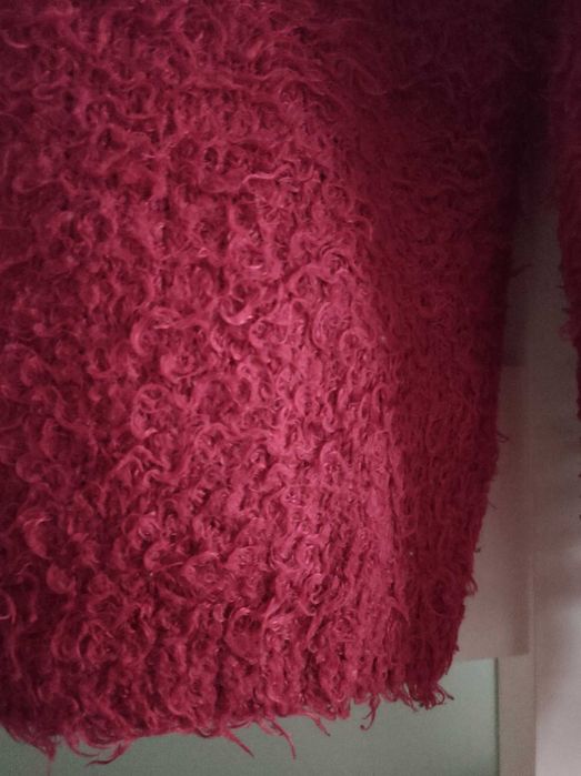 Sweter damski fuksja