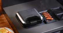 Opiekacz Do Kanapek Toster Sandwich Grill Gofrownica 3w1 Mocny 1200