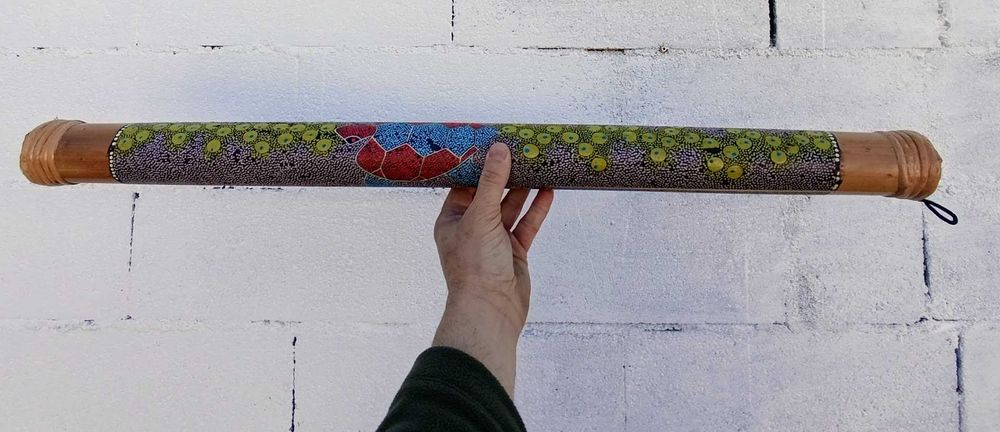 Pau de chuva ou bastão de chuva em bambu