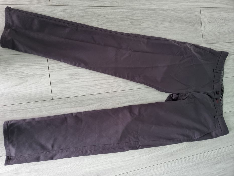 Spodnie materiałowe  W34 L34 szare