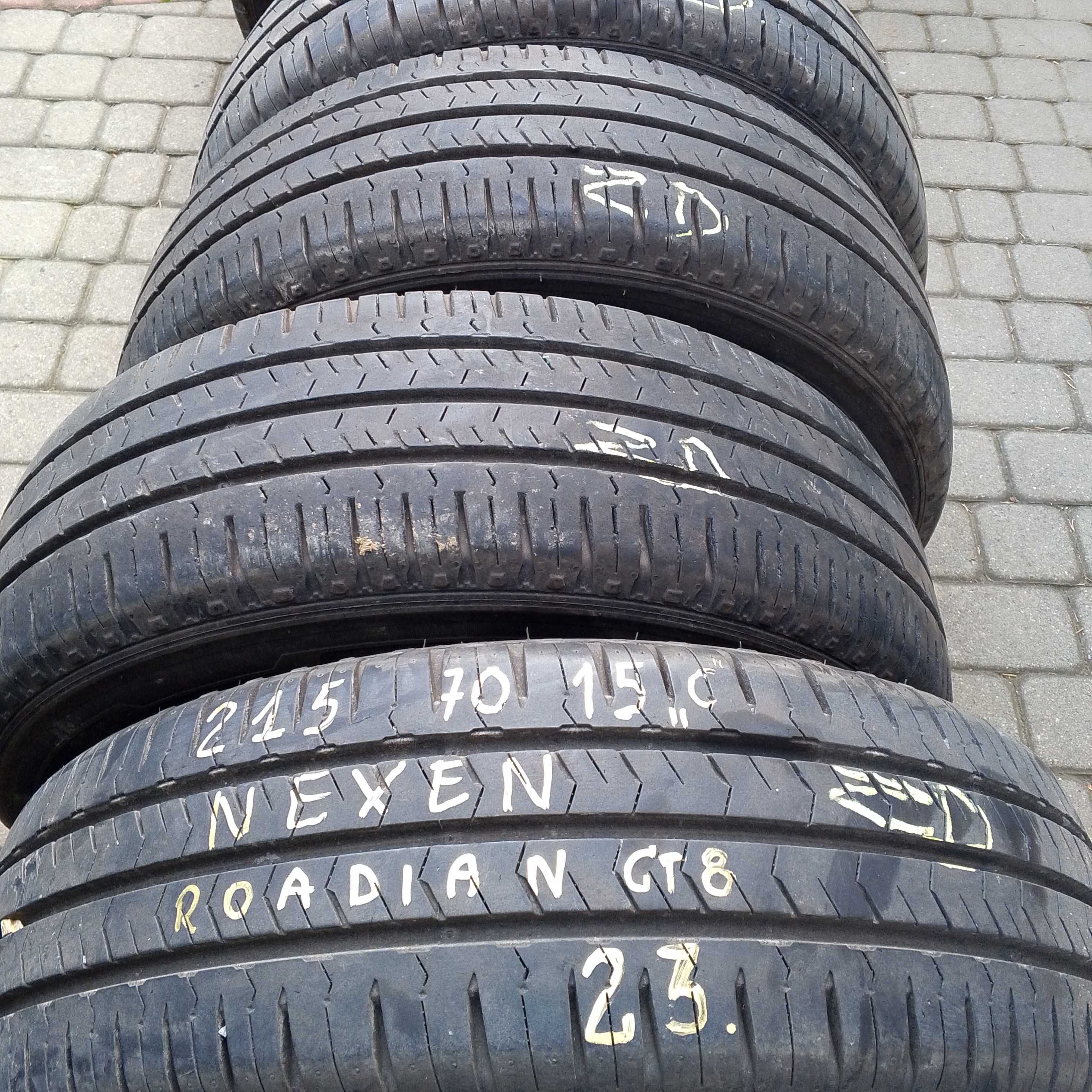 opony jak NOWE 4 szt. 215/70/15 C Nexen