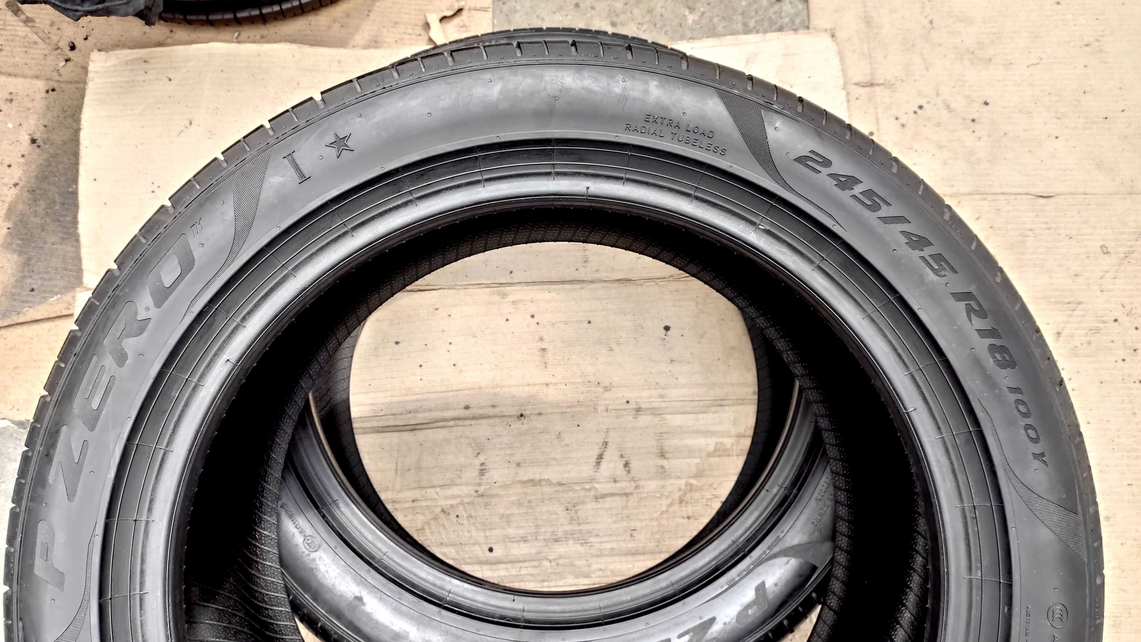 Шини 245/45R18. Pirelli PZero, PZ4, 98%. 2023р.
