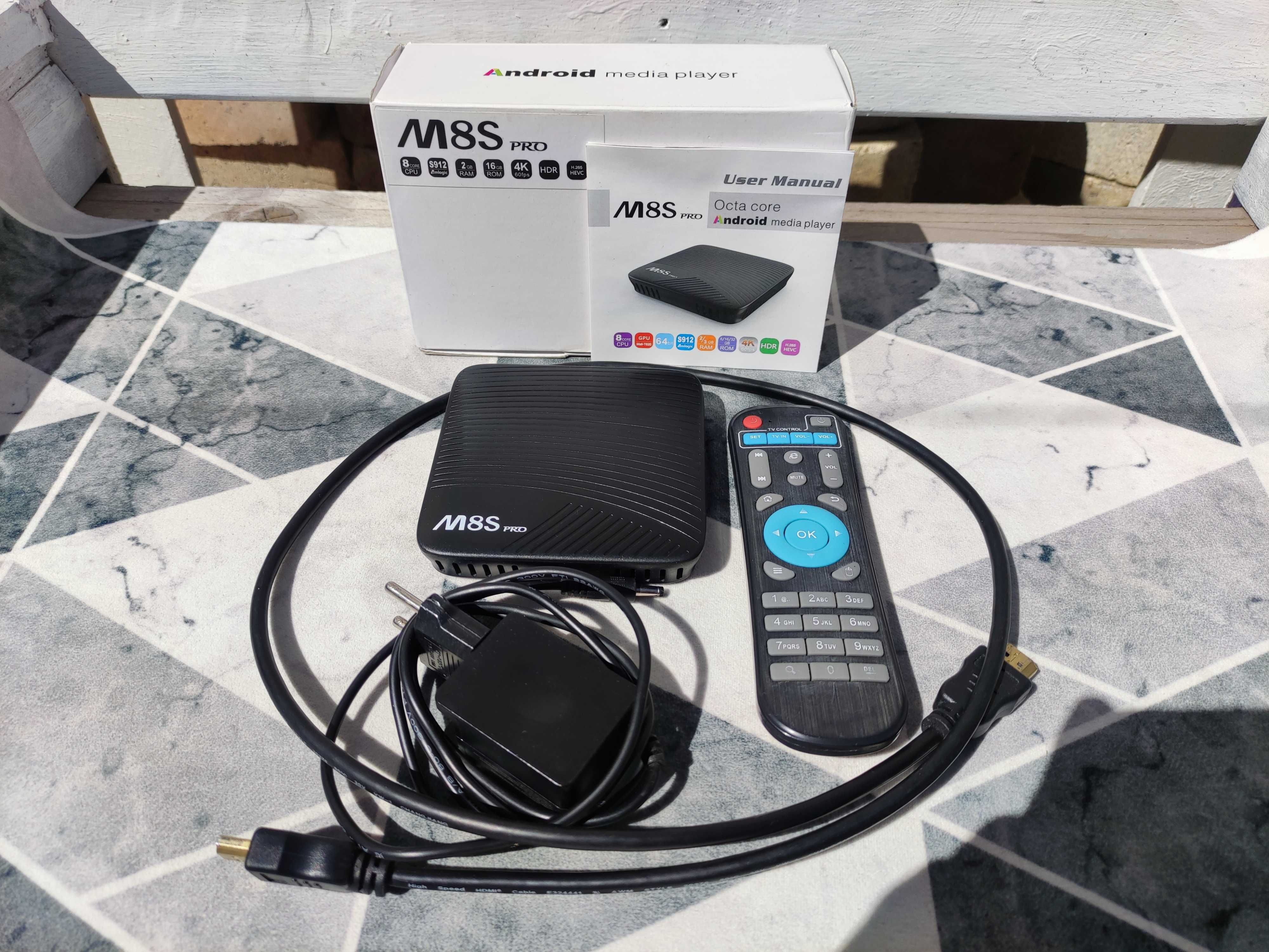 Медиаплеер M8S PRO Smart TV Box