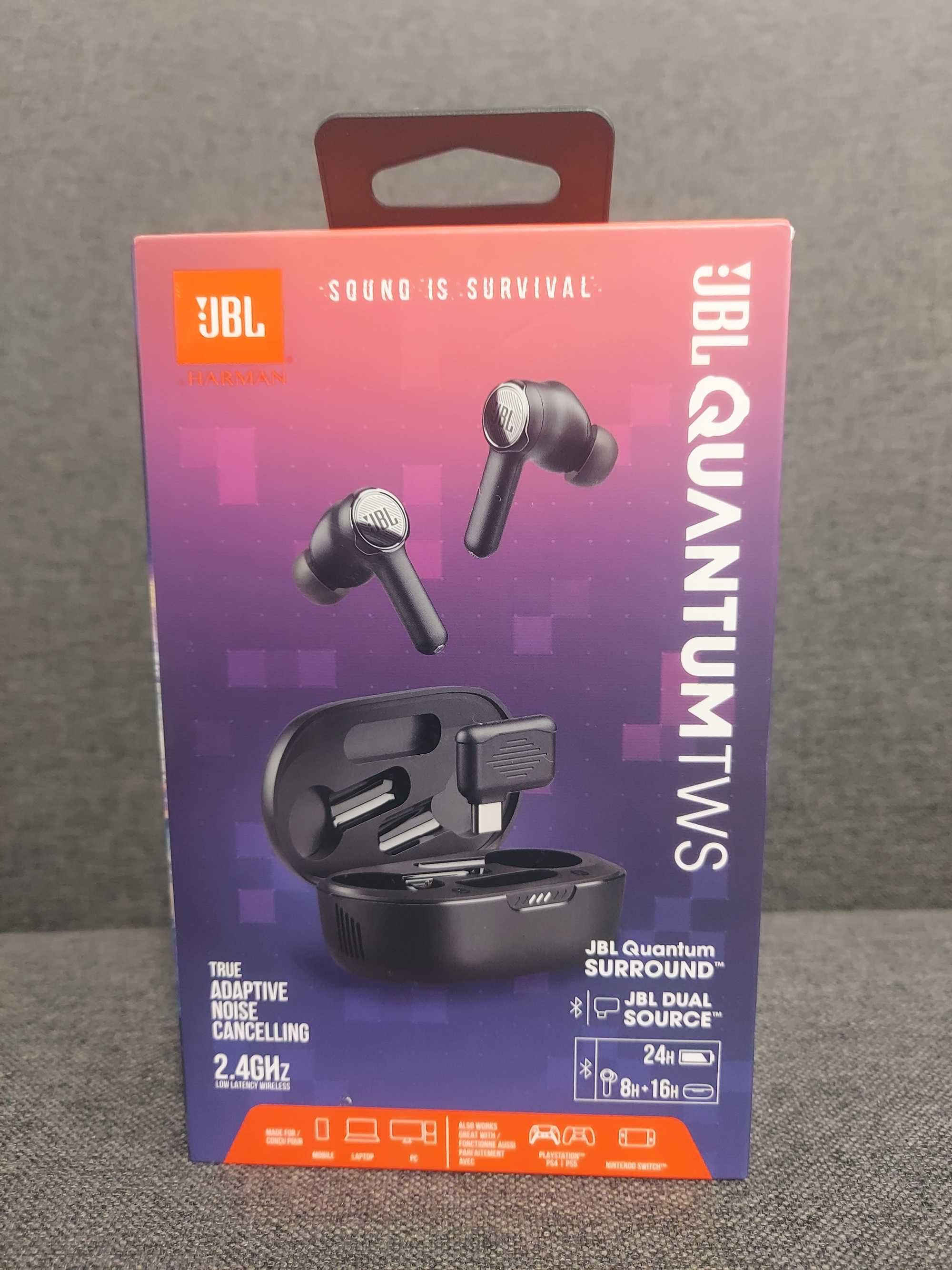 Продам нові бездротові навушники JBL Quantum TWS Black