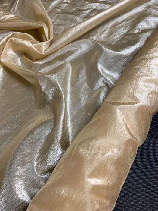 Organza 10.2m Złota Holo tkanina na dekoracje ślubne luksusowa wesele