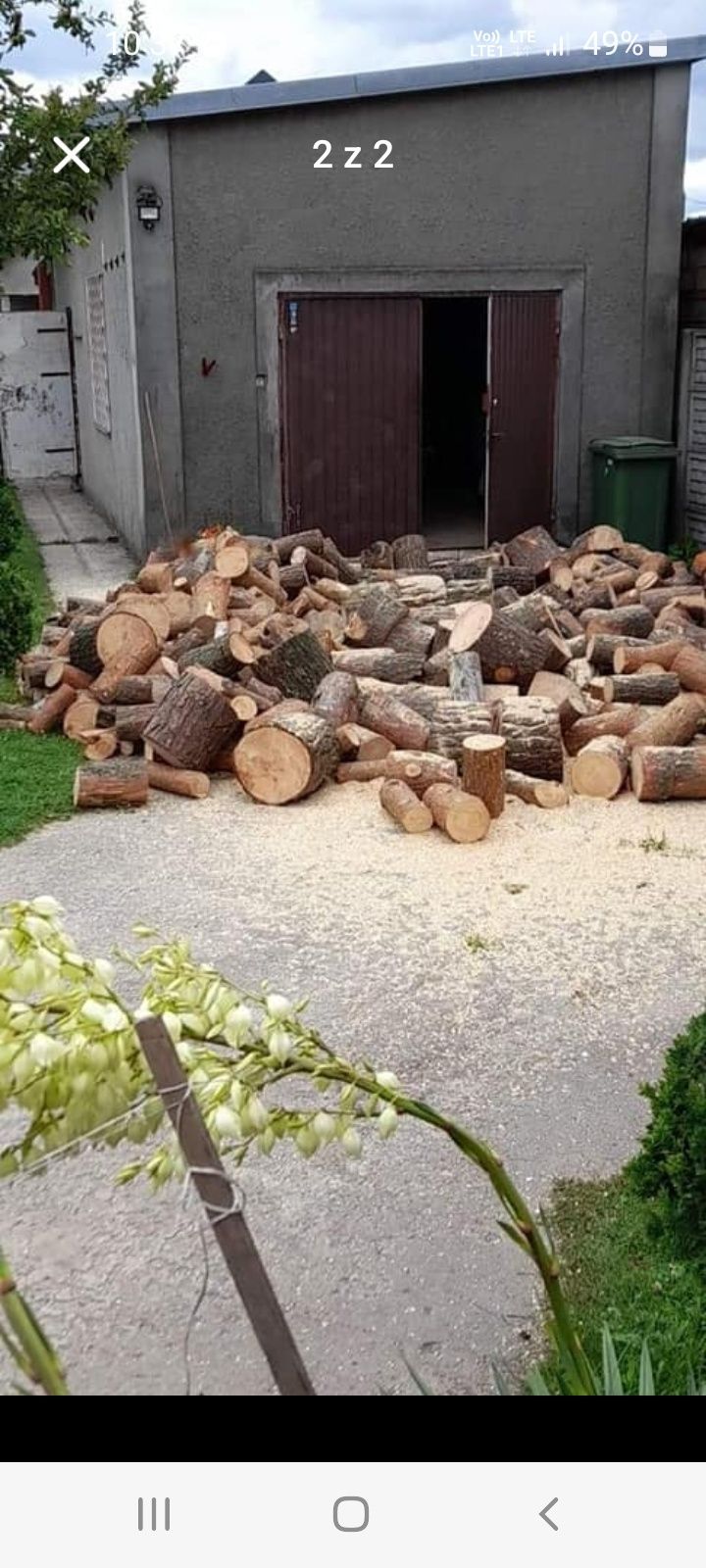 Cięcie drewna na klocki różnego rodzaju