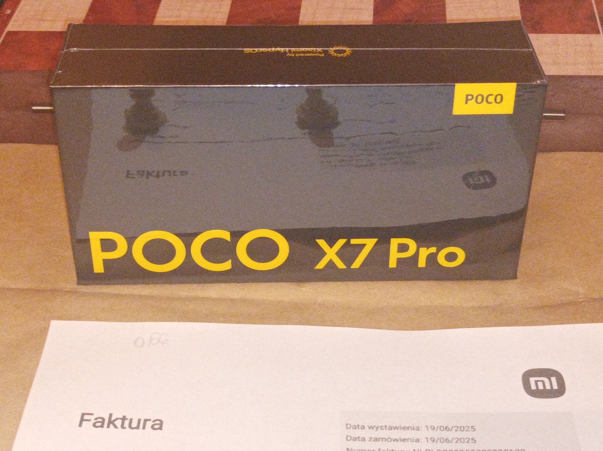 Nowy zafoliowany Poco x7 Pro 8GB 256GB żólto-czarny gwarancja dowód za