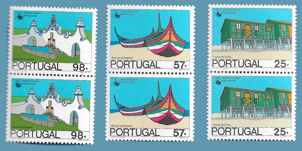 Selos - 75 Anos de Turismo Institucional - Série Completa de Pares