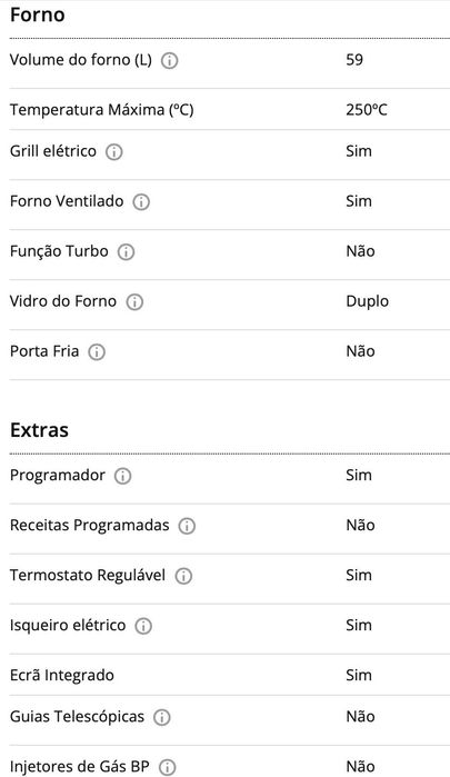 Fogão Hotpoint Ariston 59L aço inoxidável 4 placas gás