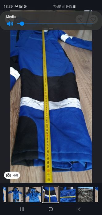 Kombinezon ocieplany z kapturem odpinanym BLUEWEAR męski rozmiar L