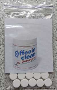 Таблетки для чистки кофемашин. "Coffeein clean" 2,5 g 5 таб + порошок