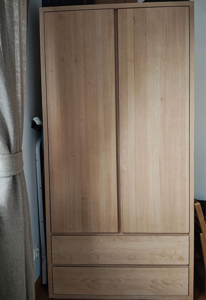 Szafa bukowa drewniana buk lity 200 x 100 x 60 cm