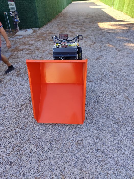 Mini dumper electrico 300kgs 4X4 com gancho reboque
