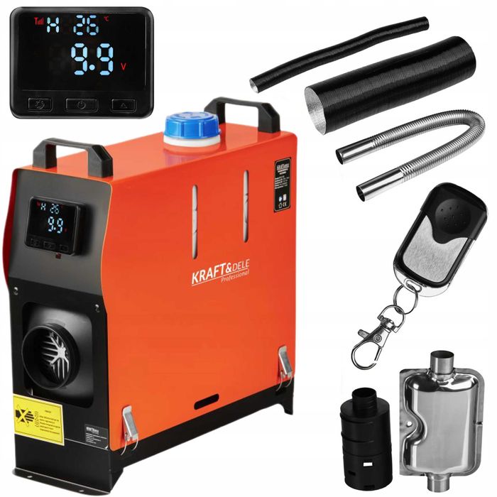 Автономка дизельна вебасто 9 квт 12В, webasto 9 kw, Kraft Dele KD11782