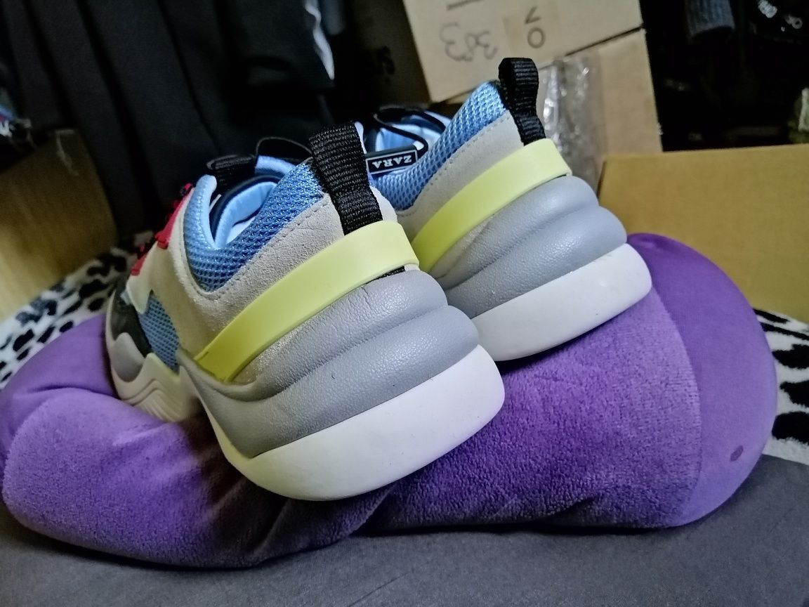 ZARA buty sneakersy adidasy półbuty sportowe na platformie NOWE zMetką