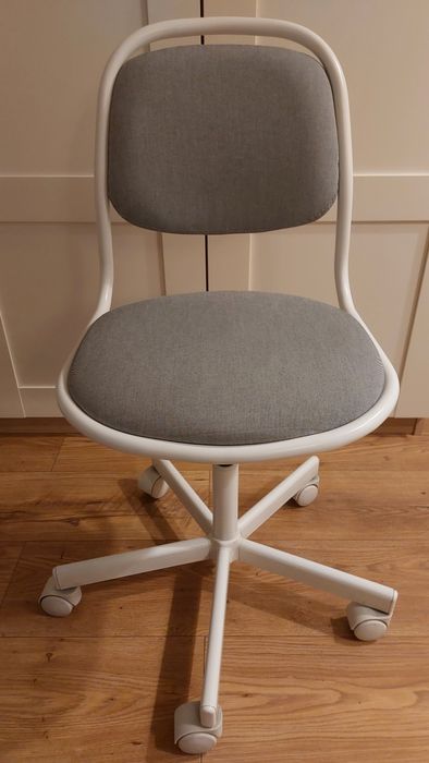 Krzesło biurowe dziecięce Ikea Orfjall szare