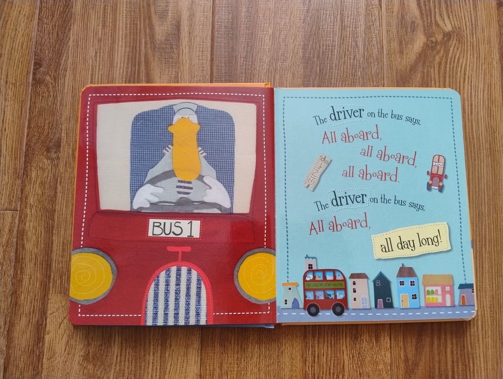 Книга англійThe wheels on the bus. Книга англійською для найменших.